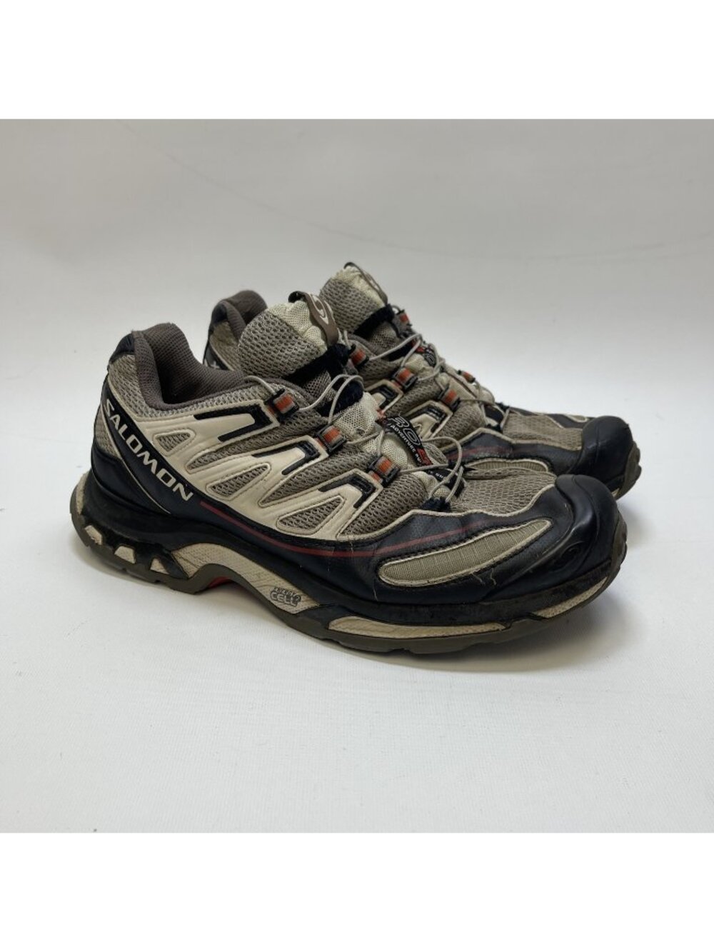 Y2K Salomon XA Pro 5 Adventure Grey Running Hiking Shoes Men's Size 9 (Read)